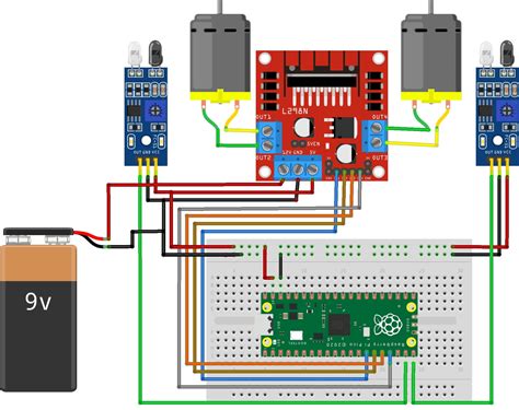 How To Make Line Follower Robot using Raspberry Pi Pico