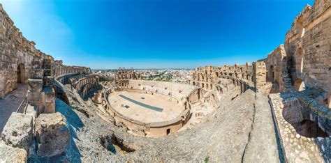 El Djem Amphitheatre editorial photography. Image of empire - 57286937