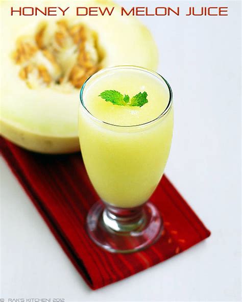 Honeydew melon juice | Simple summer drinks - Raks Kitchen