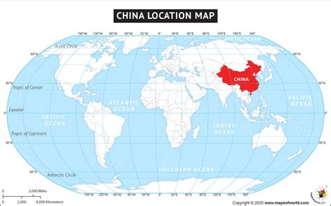 China On A Global Map - Gisela Ermengarde