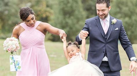 Serena Williams Shares Cute Photo Of Her Daughter Dressed As A Flower Girl