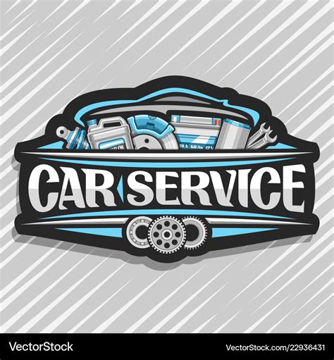 Logo for car service Royalty Free Vector Image