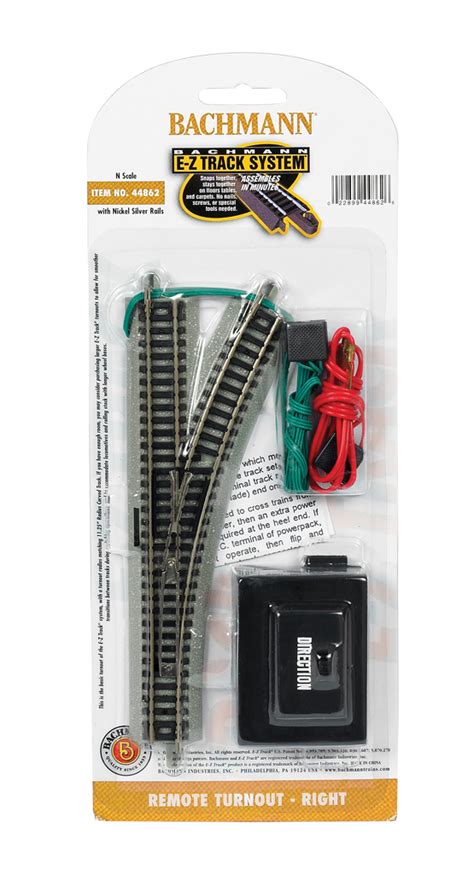 Remote Turnout - Right (N Scale) [44862] - $54.00 : Bachmann Trains ...