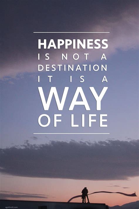 Happiness Is Not a Destination