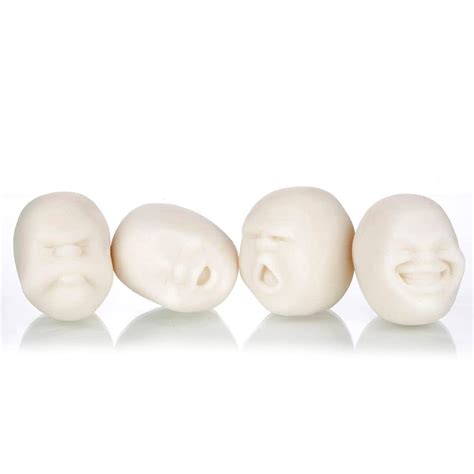 Help relieve stress in minutes with these human face stress balls ...