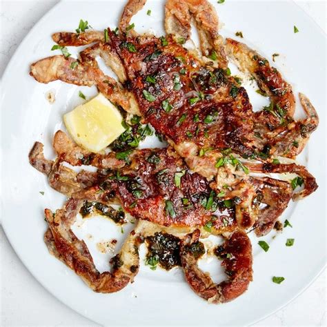 Soft-Shelled Crabs Meunière | Recipe | Crab recipes, Soft shell crab ...