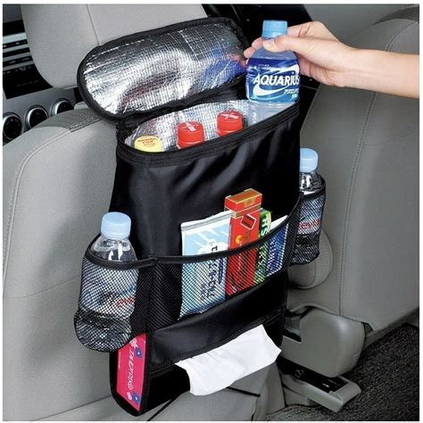 FrontTech Car Seat Back Organizer, Auto Seat Multi-Pockets Travel ...