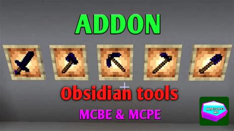 Obsidian tools Addon 1.20.2/1.20.1/1.20/1.19.2/1.19.1/1.19/1.18/1.17.1 ...