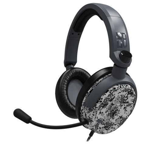 4Gamers C6-100 Gaming Headset - Grey Digital Camo | BIG W