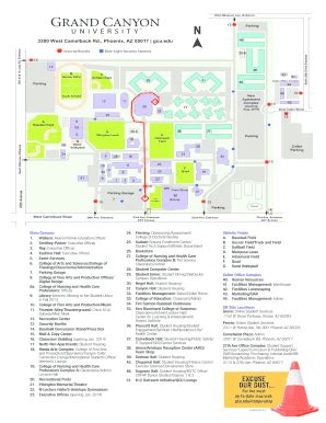 Gcu Campus Map - Fill Online, Printable, Fillable, Blank | pdfFiller