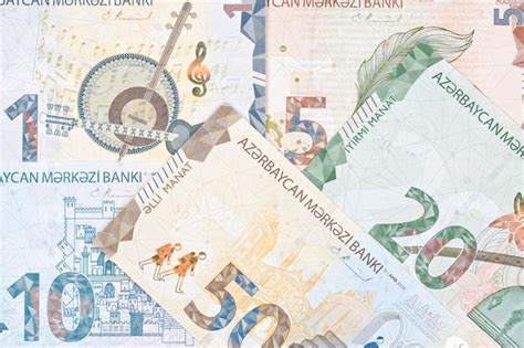 Premium Photo | Azerbaijani manat - new series of banknotes