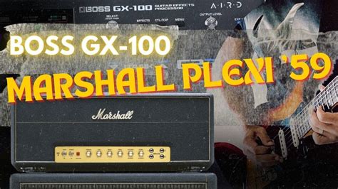 MARSHALL PLEXI 1959 SUPER LEAD | Alex Machado - YouTube