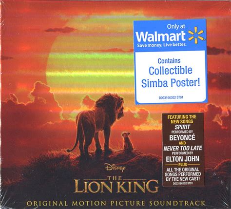 The Lion King (Original Motion Picture Soundtrack) (2019, CD) | Discogs