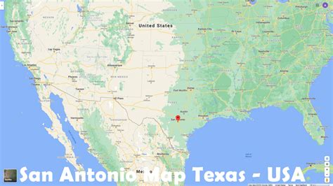 San Antonio Usa Map - Get Latest Map Update