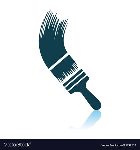 Paint brush icon Royalty Free Vector Image - VectorStock