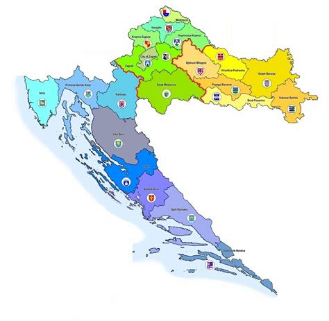 Map of Croatia, Republic of Croatia Maps - Mapsof.net