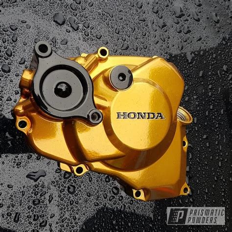 Honda Dirt Bike Parts done in Ink Black, Transparent Gold over Super ...