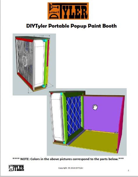 Portable Spray Booth Plans - DIYTyler