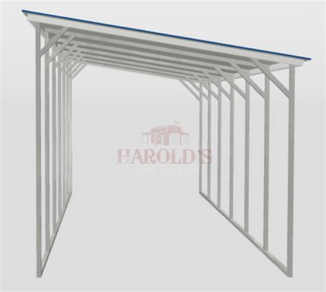 metal lean to carport