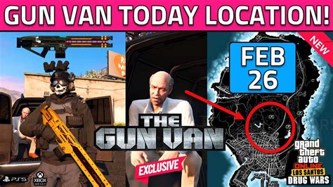 Where To Find TODAY Gun Van LOCATION! How To Get The RAILGUN In GTA 5 ...