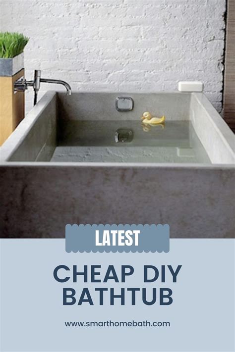 Cheap DIY Bathtub