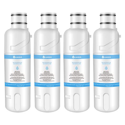 Whirlpool W10413645A Water Filter 2 & EDR2RXD1 Replacement, 4-Pack ...