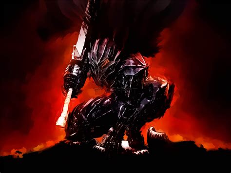 ART PRINT POSTER MANGA ANIME BERSERK GUTS ARMOUR ARMOR SWORD NOFL0026 ...