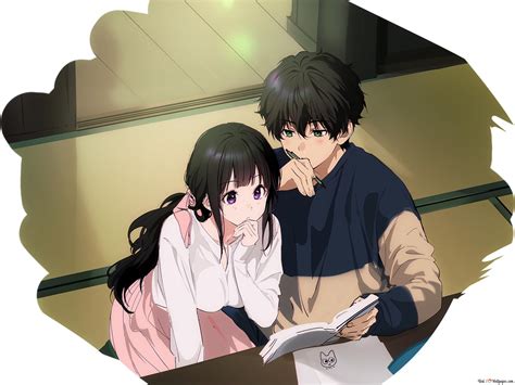 Hyouka (Anime) - Eru Chitanda & Houtarou Oreki HD wallpaper download