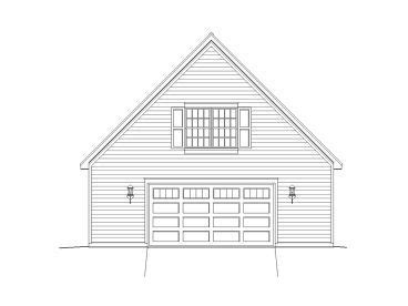 Garage Plan with Loft, 062G-0023 30x30 (With images) | Garage plans ...