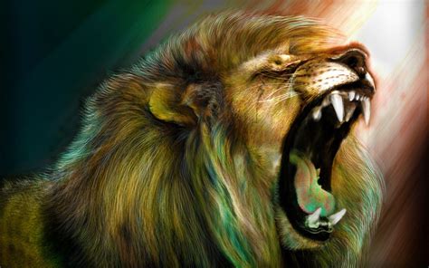 Lion Roaring Wallpapers - Top Free Lion Roaring Backgrounds ...