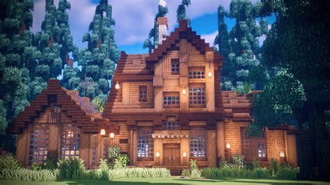 Wooden House Minecraft - What Are Some Good House Designs In Minecraft ...