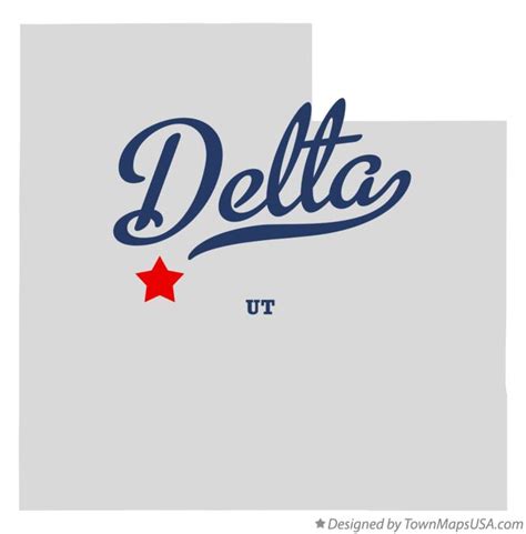 Map of Delta, UT, Utah