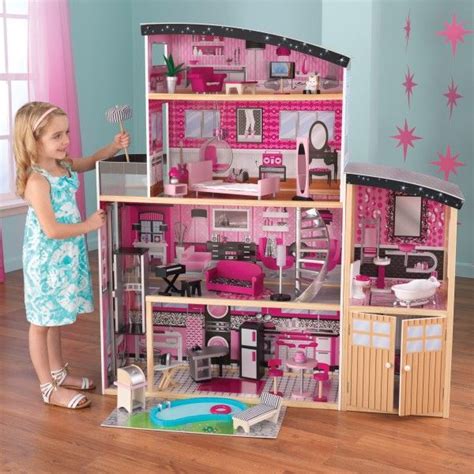 Căsuța de păpuși Sparkle Mansion – KidKraft | Mansion dollhouse, Barbie ...