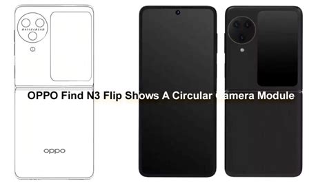 OPPO Find N3 Flip Shows A Circular Camera Module | BDPrice.com.bd