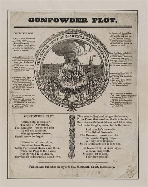 Gunpowder plot - Politics & government - English ballads - National ...