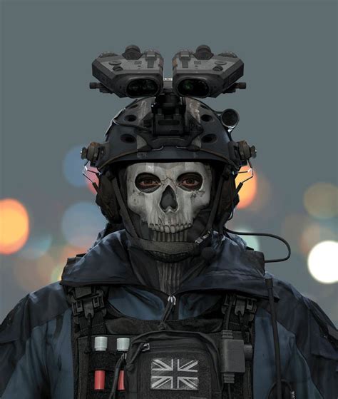 Ghost Unmasked Call of Duty Modern Warfare II by Flvck0 on DeviantArt ...