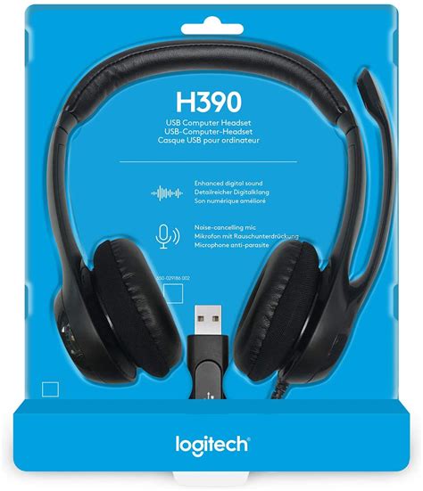 Logitech USB Headset H390 with Noise Cancelling Mic | Nairobi Computer Shop