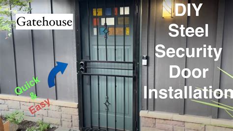 DIY How to Install a Steel Security Door | Quick and Easy Installation ...