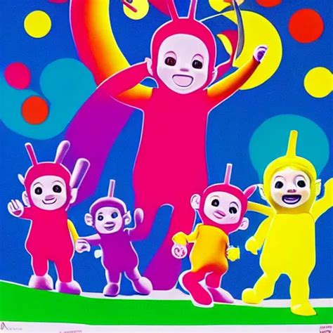 teletubbies poster by Victor Moscoso | Stable Diffusion | OpenArt