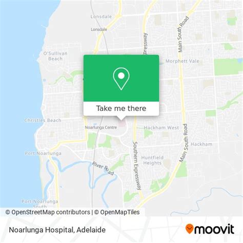 How to get to Noarlunga Hospital in Noarlunga Downs by Bus or Train?