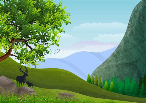 Illustration Paysage Fond - Image gratuite sur Pixabay