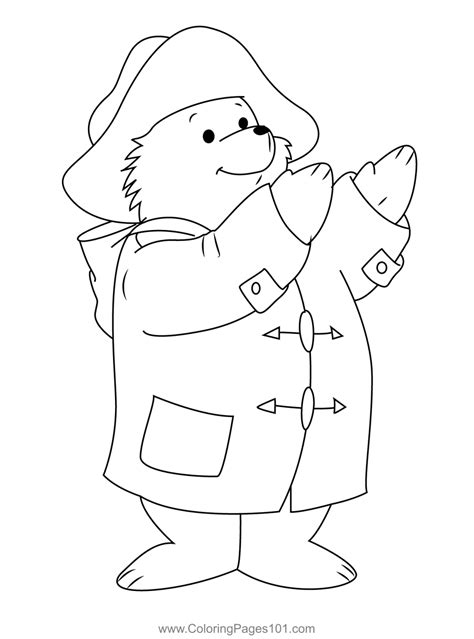 Exercise Paddington Coloring Page for Kids - Free Paddington Printable ...