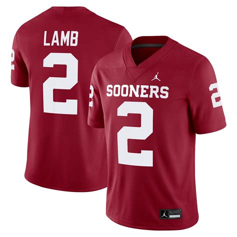 CeeDee Lamb Oklahoma Sooners Jordan Brand Alumni Player Game Jersey ...