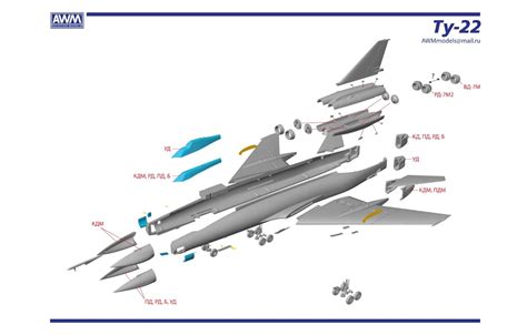 Kampfgruppe 1/144: 1/144 Tupolev Tu-22KD/KDM Blinder - AWM Aviation Models