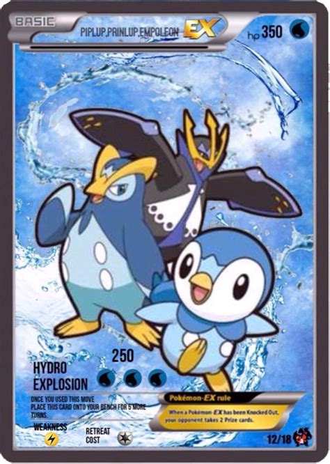 Custom Piplup Evolution Card! | Pokémon Amino