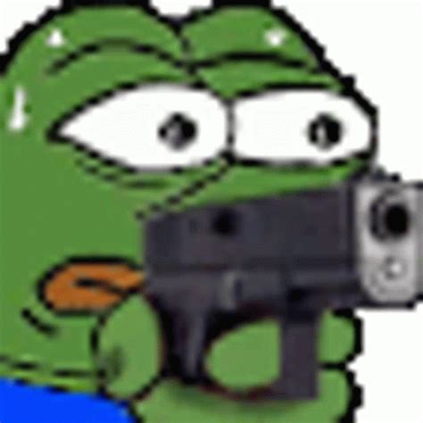 Pepe Shoot Sticker - Pepe Shoot Pepe The Frog - Descubre y comparte GIF