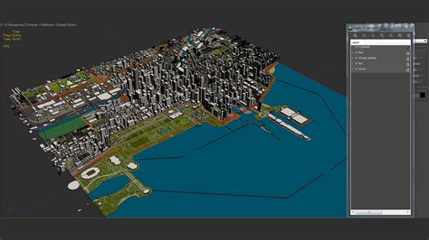 Chicago downtown city 3D model - TurboSquid 1504877