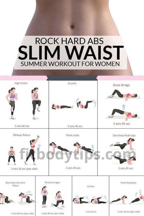 Slim waist | workout for women | abs workout | #rank1 | Workout videos ...