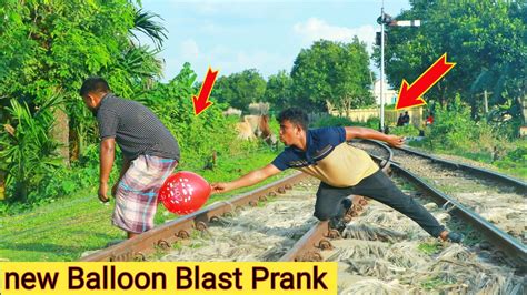 new Balloon Blast Prank on Cute Girls || Crazy reaction 😱😱 Part-12 by ...