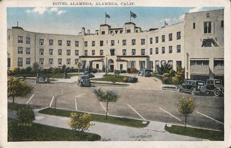 Hotel Alameda California Postcard